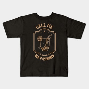 Call Me Old Fashioned, Retro Coctail. Kids T-Shirt